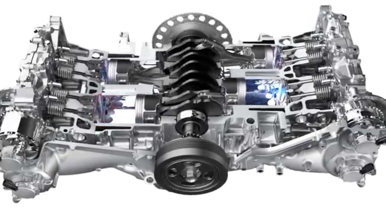 Subaru præsenterede sin første boxer-motor for 50 år siden dag 14. maj ...