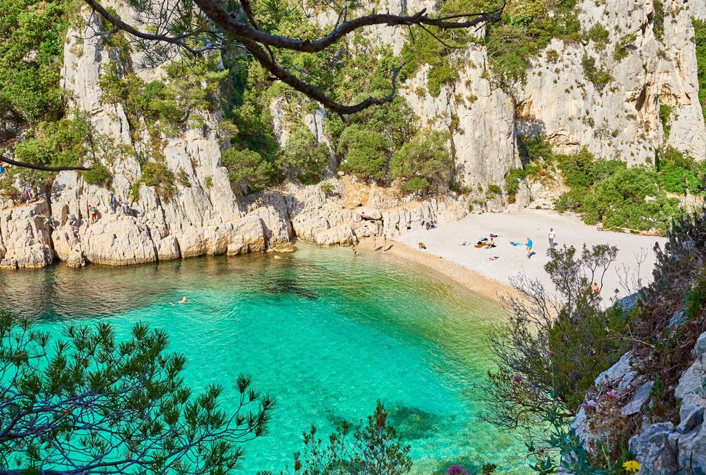Franske fjorde i Cassis Franske fjorde i Cassis