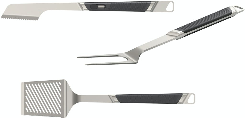 Heston Blumenthal grillsæt grilltang grillgaffel paletkniv