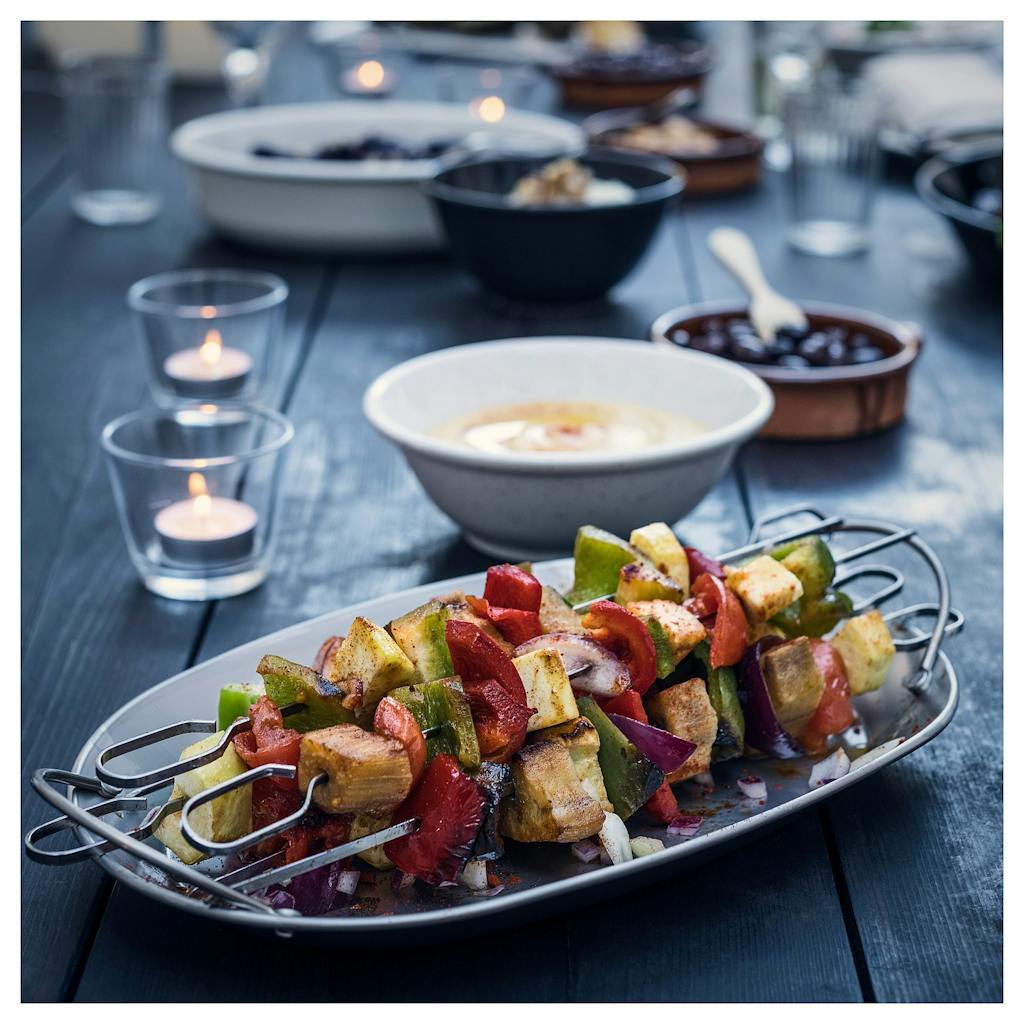 grillspyd fra IKEA rustfrit stål til grillen