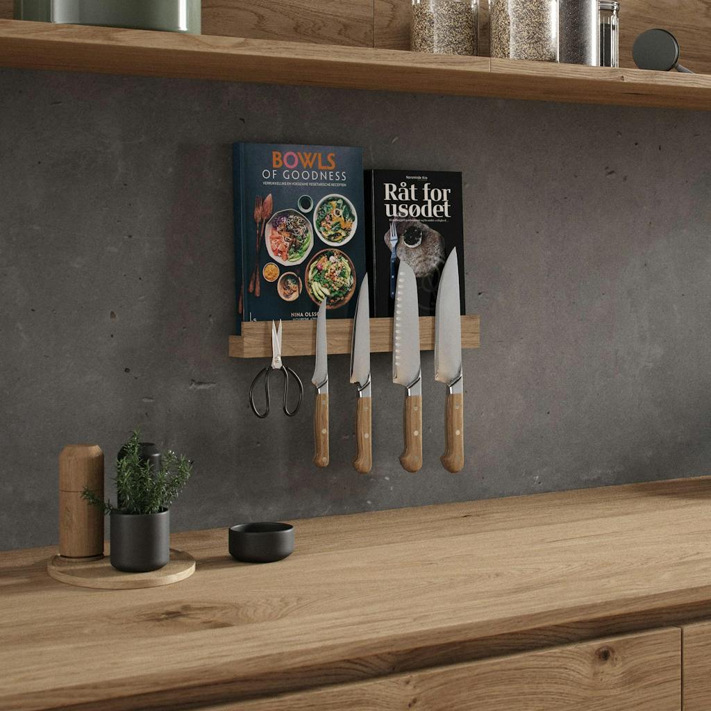 By Wirth magnet hylde magnet hylde fra By Wirth træ bogreol knivholder køkkenet