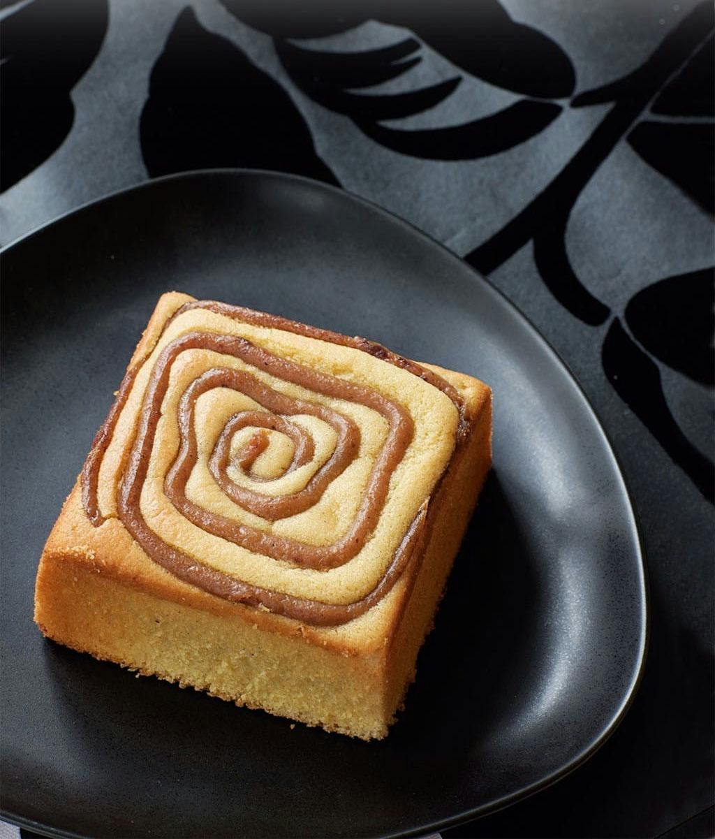 Banankage med marcipan og muskatpure Banankage med marcipan og muskatpure