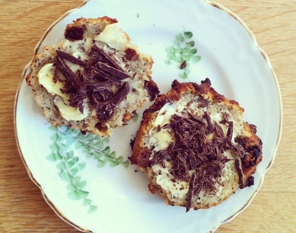 Glutenfri bananboller med mandelmel Glutenfri bananboller med mandelmel