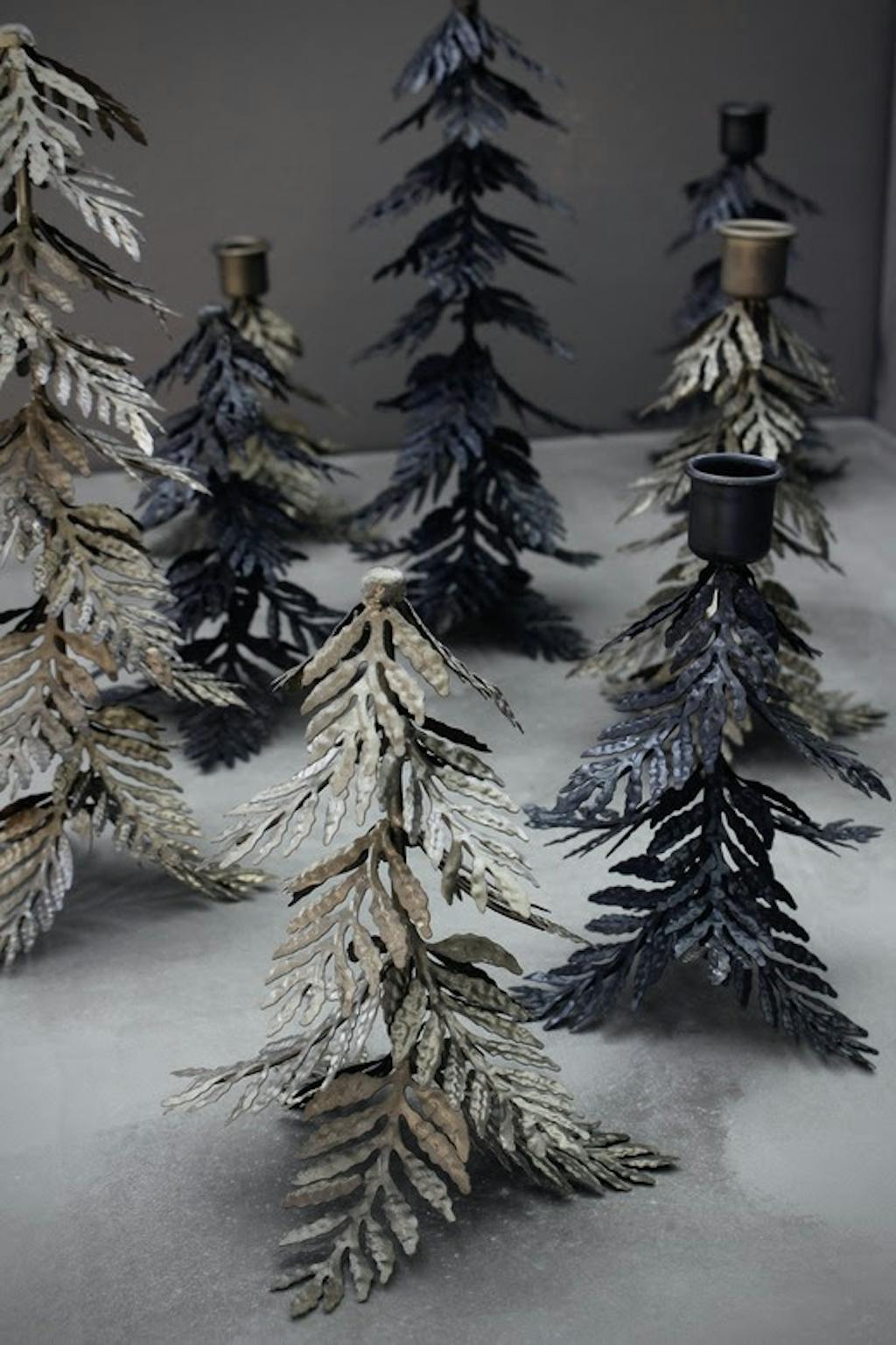 Juletræer og juletræslysestageholder fra Nordstjerne