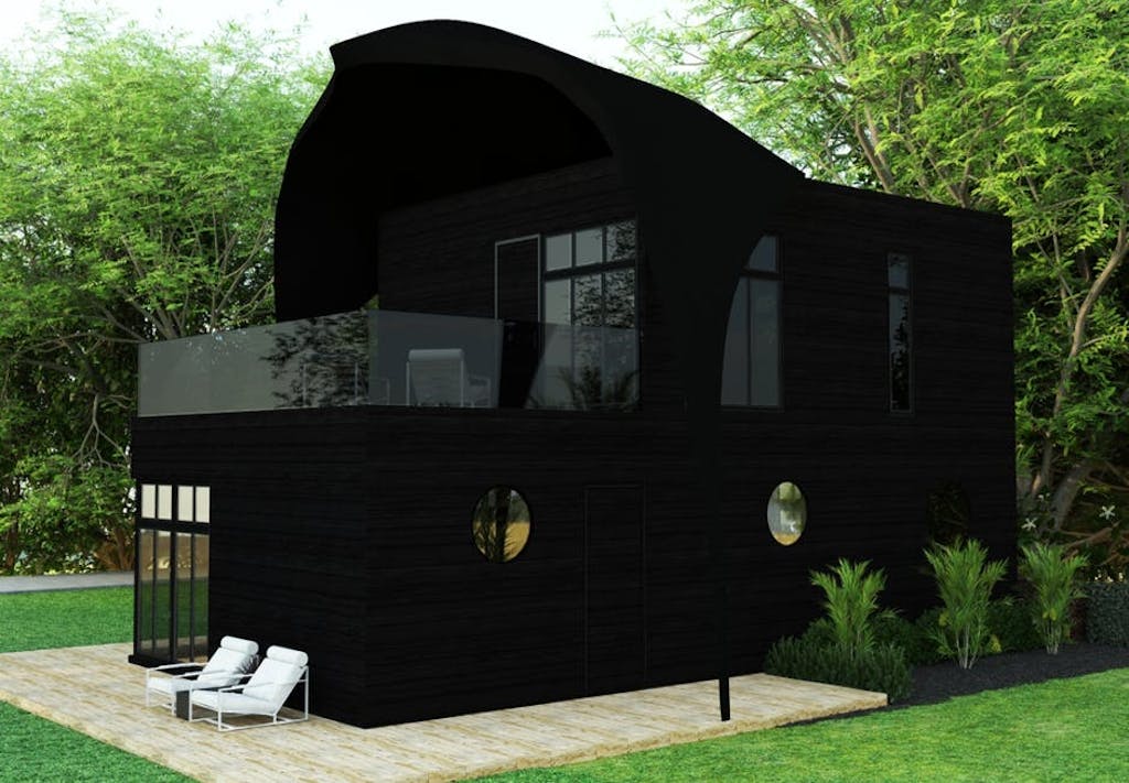 Helena Christensen design hus Revolution Precrafted