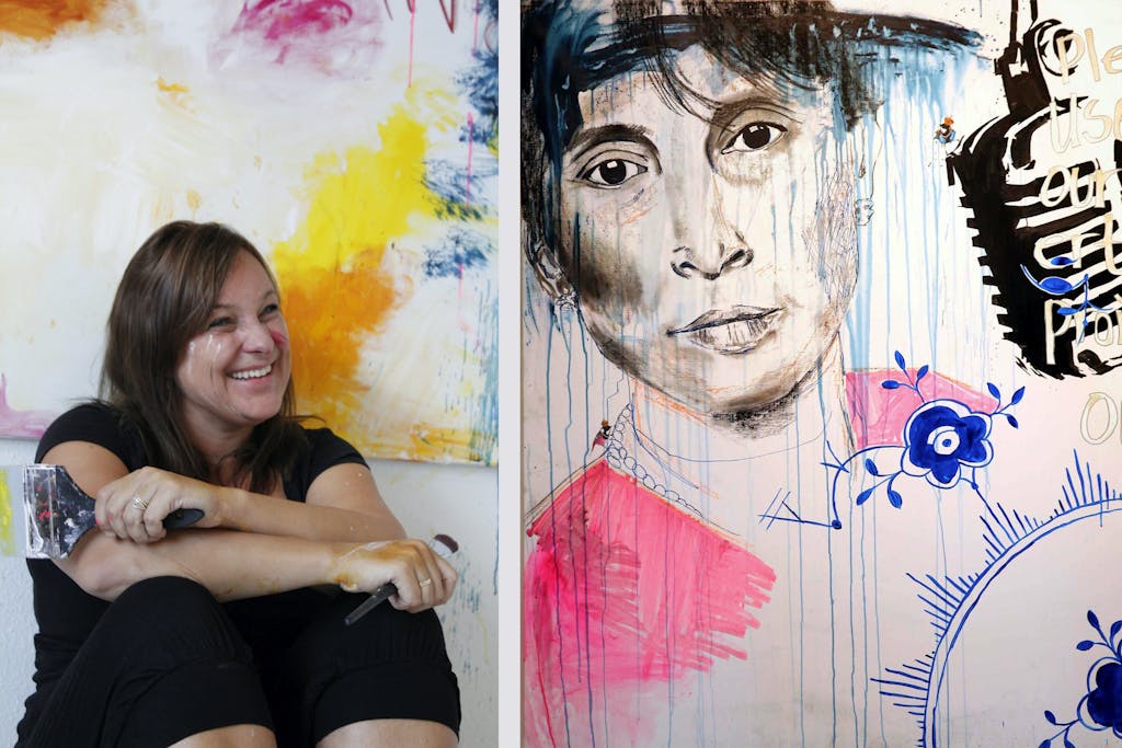 Julie Bidstrup kunst maleri billede værk BidsArt galleri Vanløse