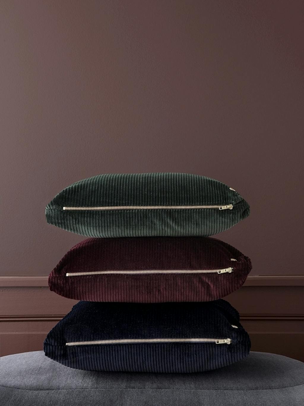 sofaer pude pude betræk plaid uld velour