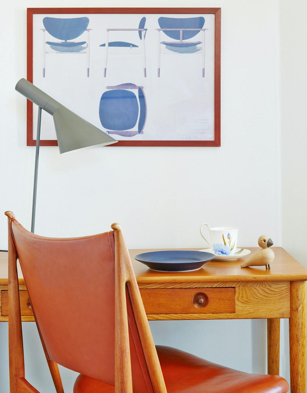 Finn Juhl-værelse hos Hotel Alexandra i København.