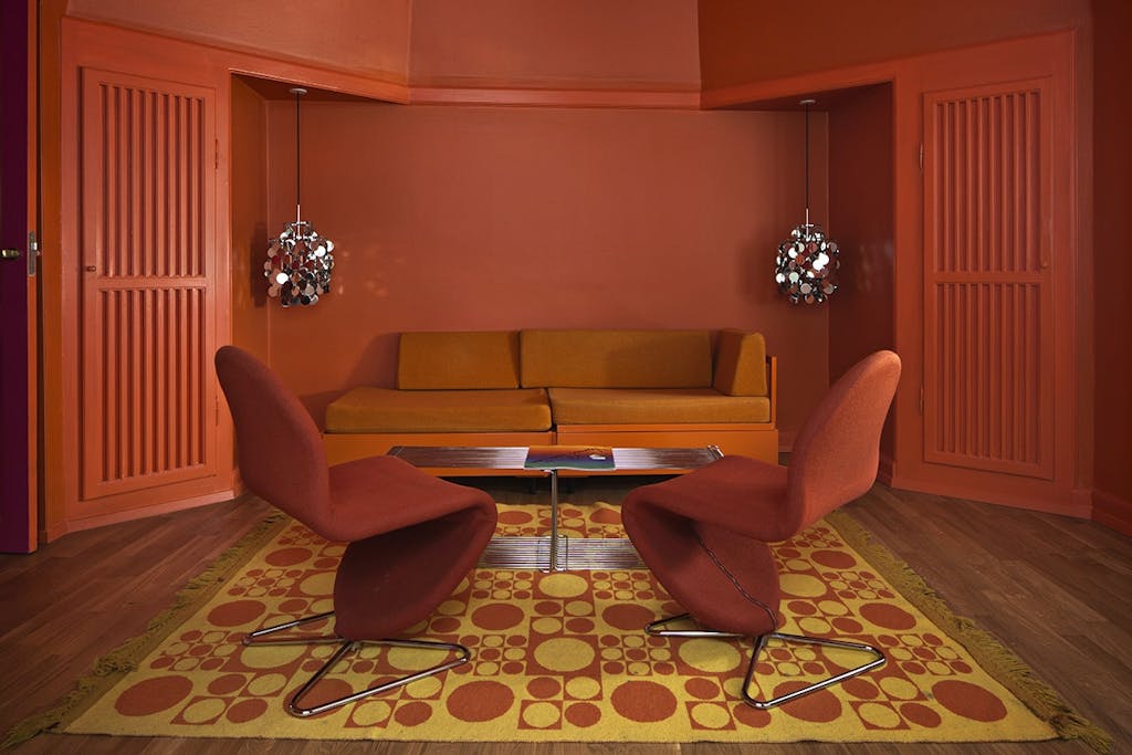 Verner Panton-suite hos Hotel Alexandra i København.