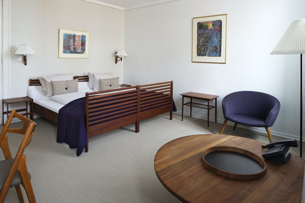 Nanna Ditzel-værelse hos Hotel Alexandra i København.