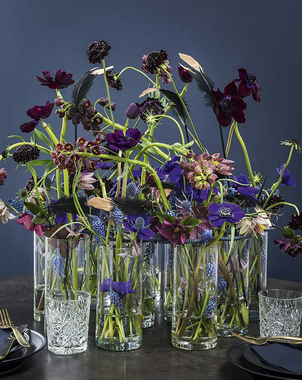 borddækning påskebord påske blomster