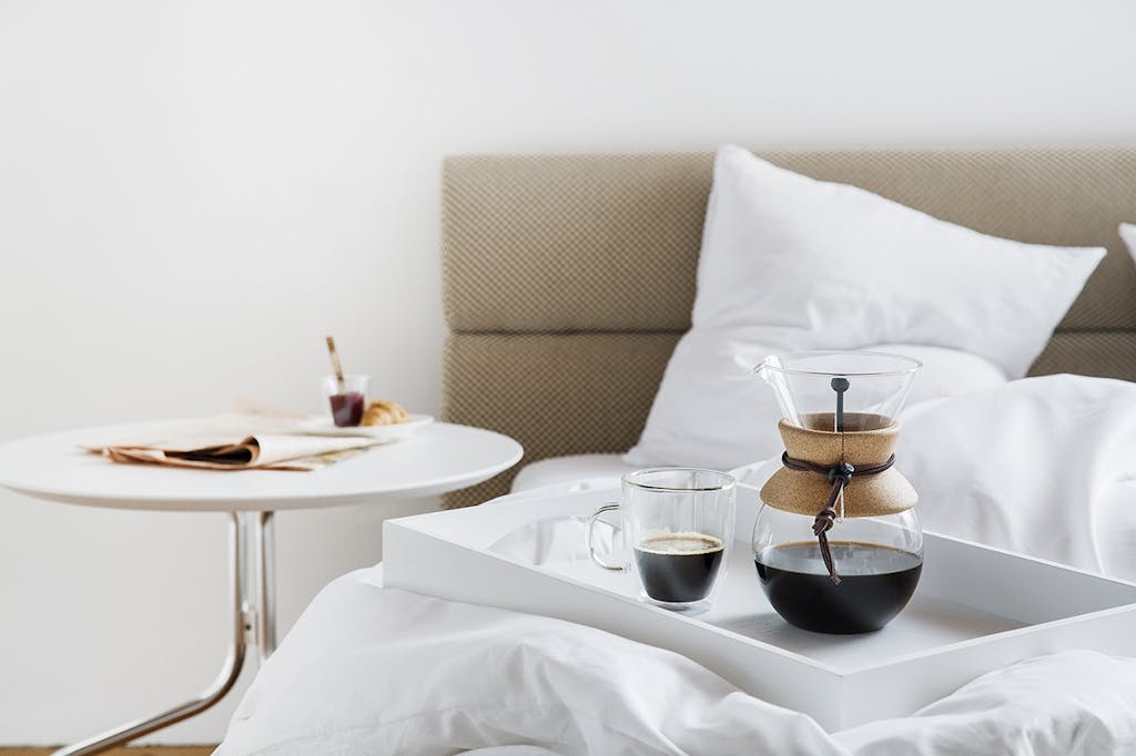 kaffebrygger til rigtig kaffe er en filterkaffe med kork