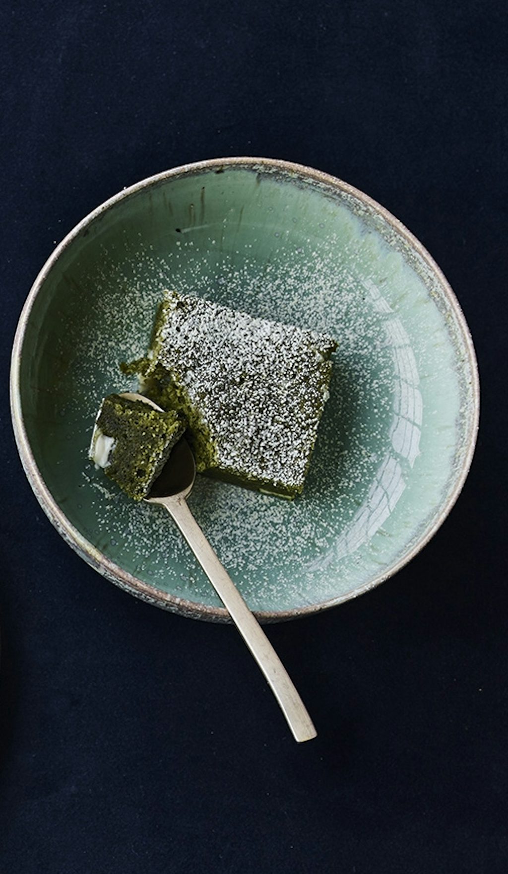 hvid chokolade brownie matcha