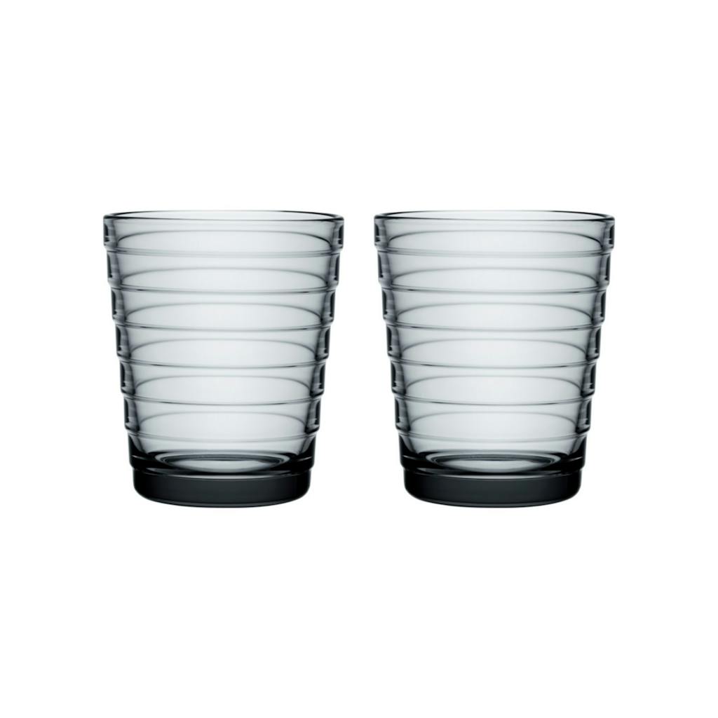 iittala drikkeglas grå