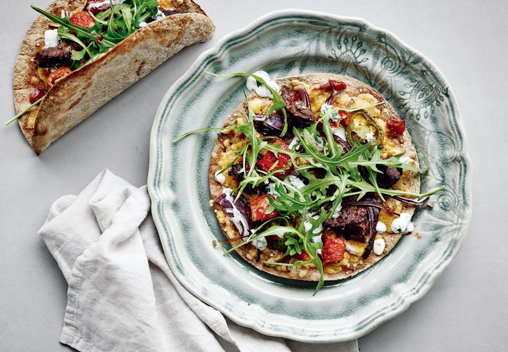 nem pizza mexicansk pizza opskrift på pizza hjemmelavet pizza tortilla