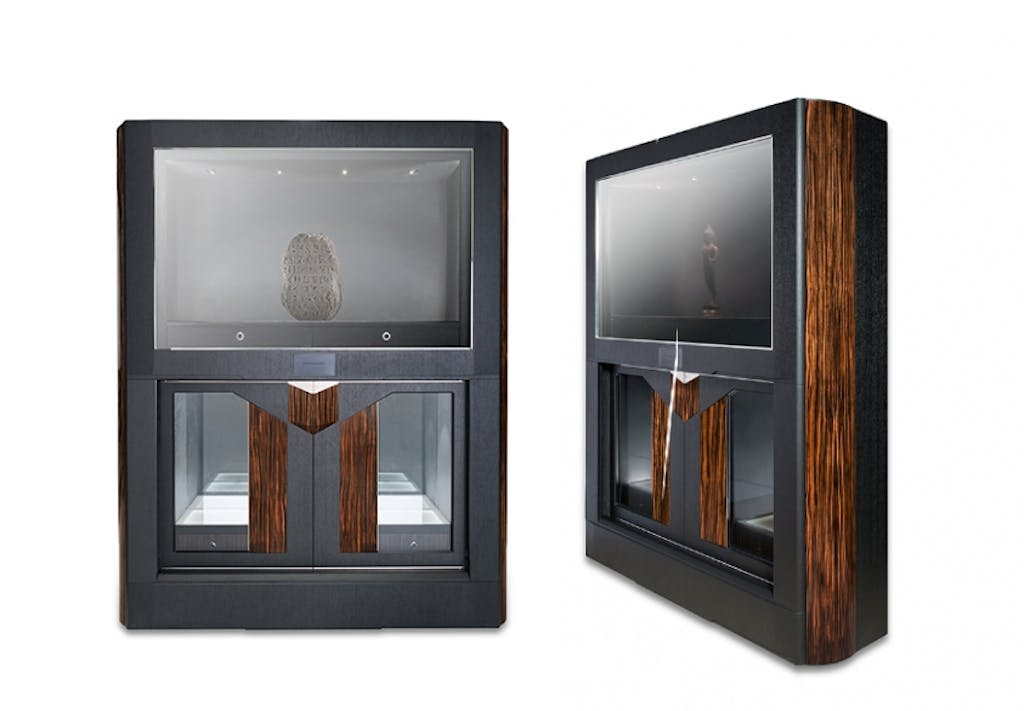 pengeskab luksus montre glas