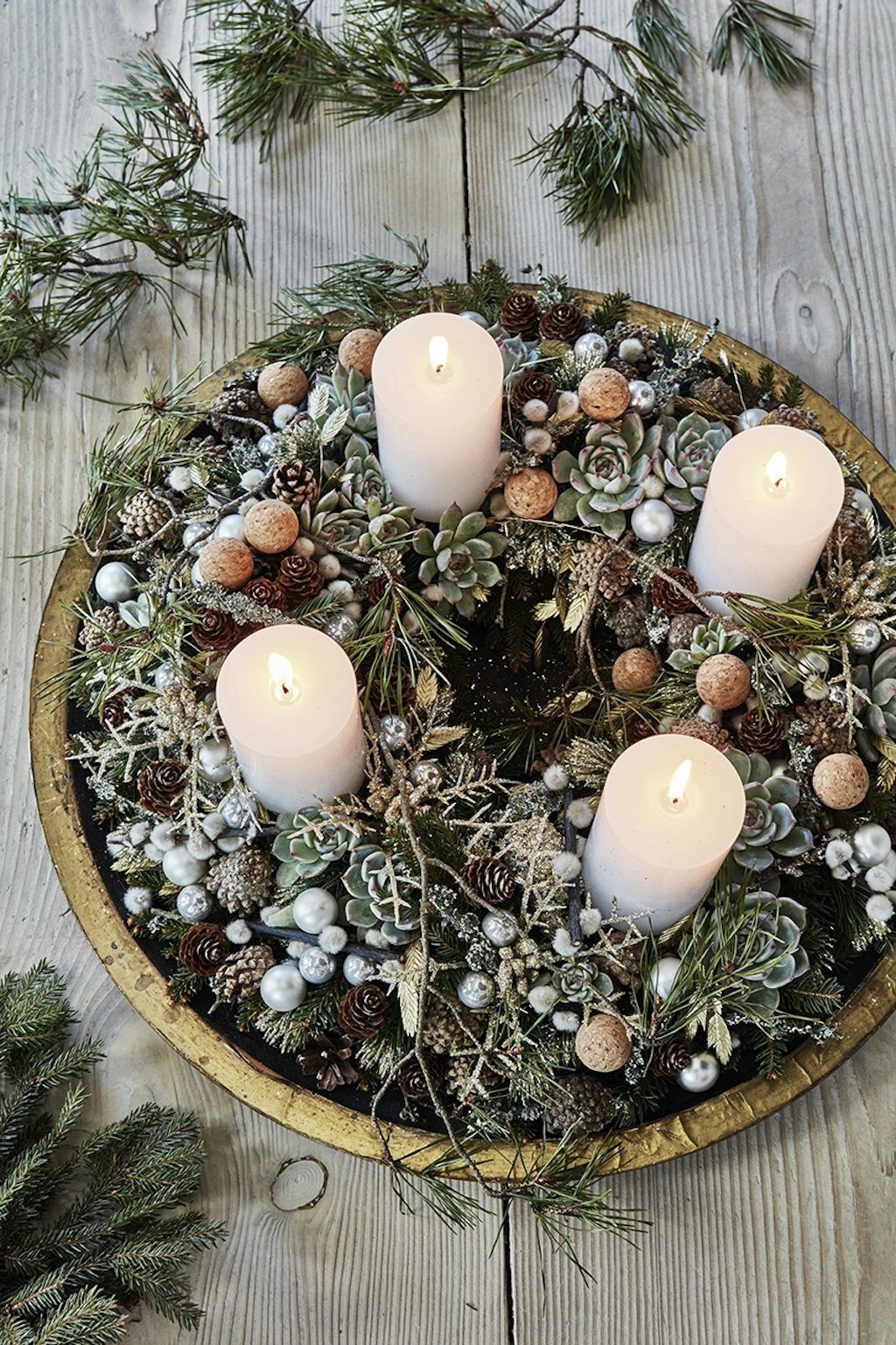 adventskrans dekoration annette von einem