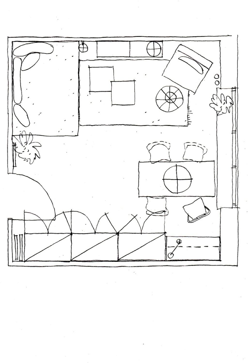 indretningstips kollegie værelse kompakt living
