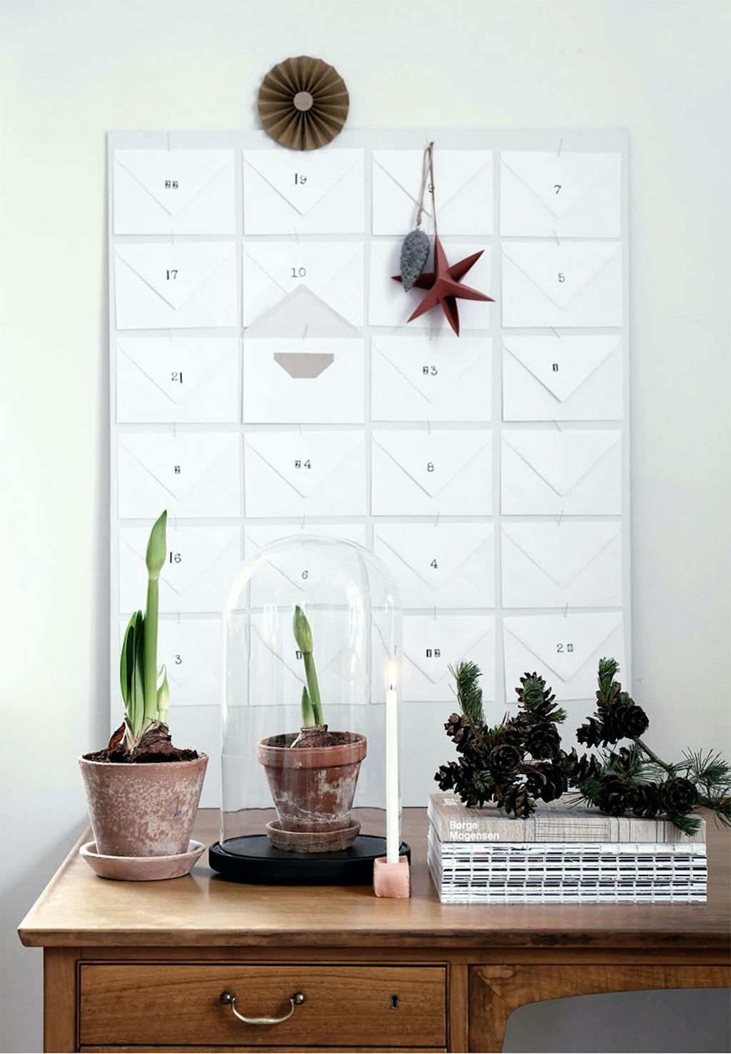 julekalender pakkekalender minimalistisk jul