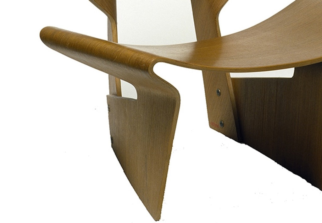 grete jalk bow chair møbelklassiker dansk design