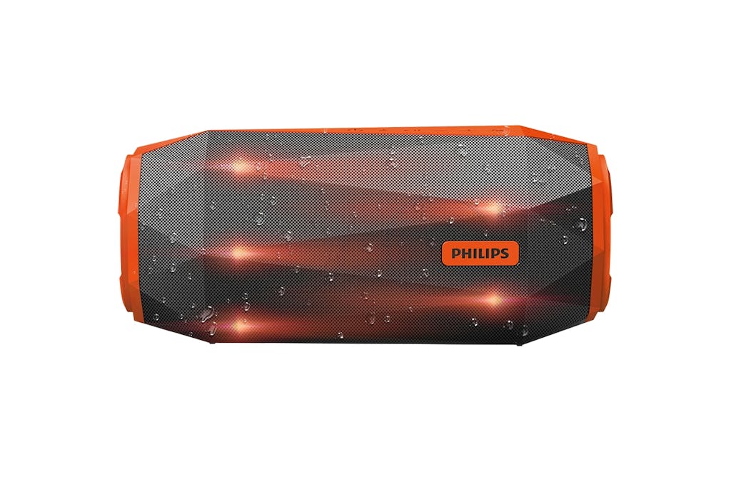 Philips sb 500 højtaler i rød