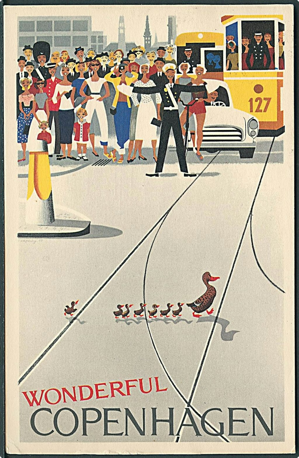 Posterland plakat københavn wonderful copenhagen retro plakat