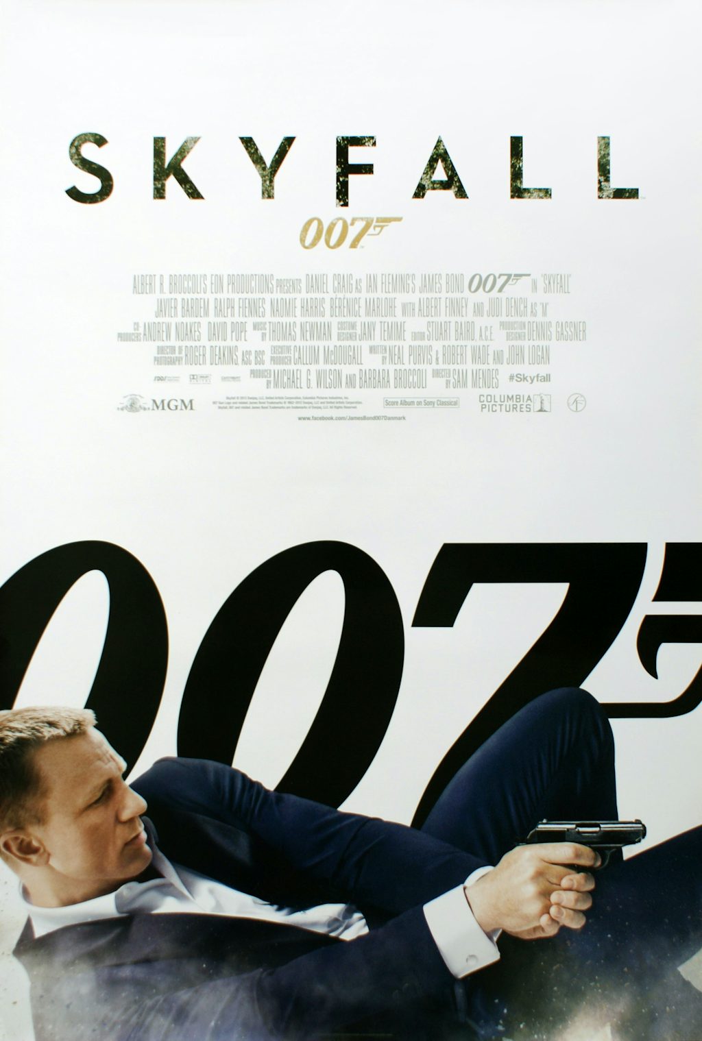 movieposter plakat af 007 skyfall daniel craig