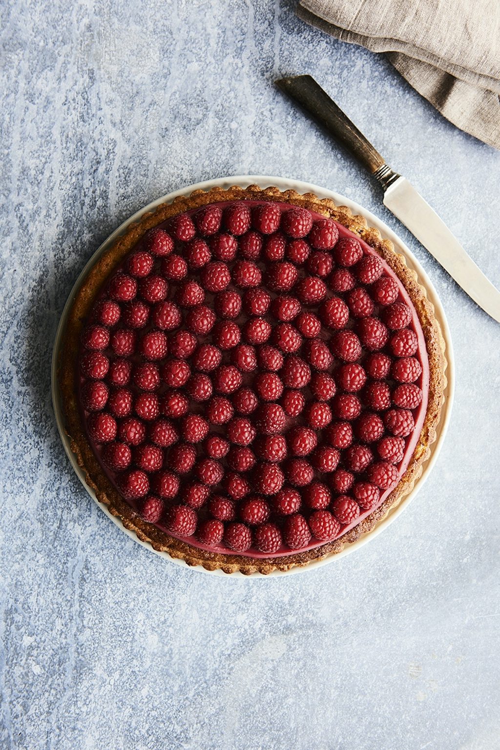 hindbærtærte dessert tærte med frugt