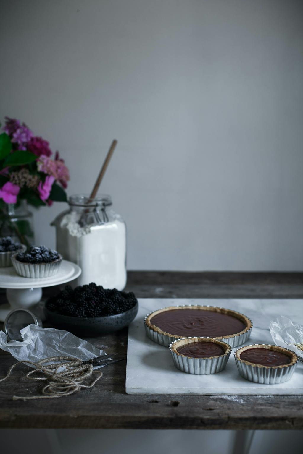 Blueberry Tales brombærtærte chokolade