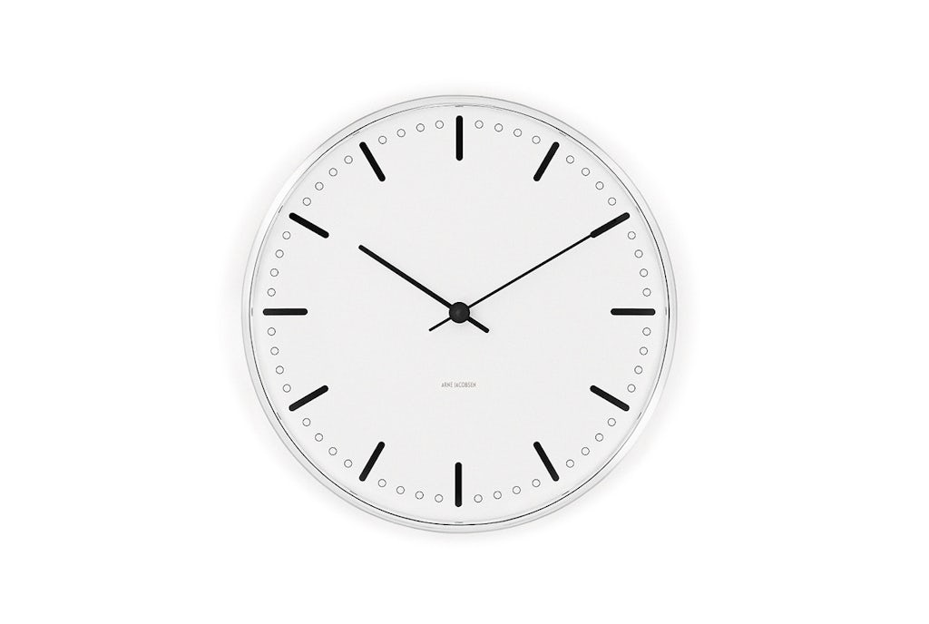 arne jacobsen ur design hvid