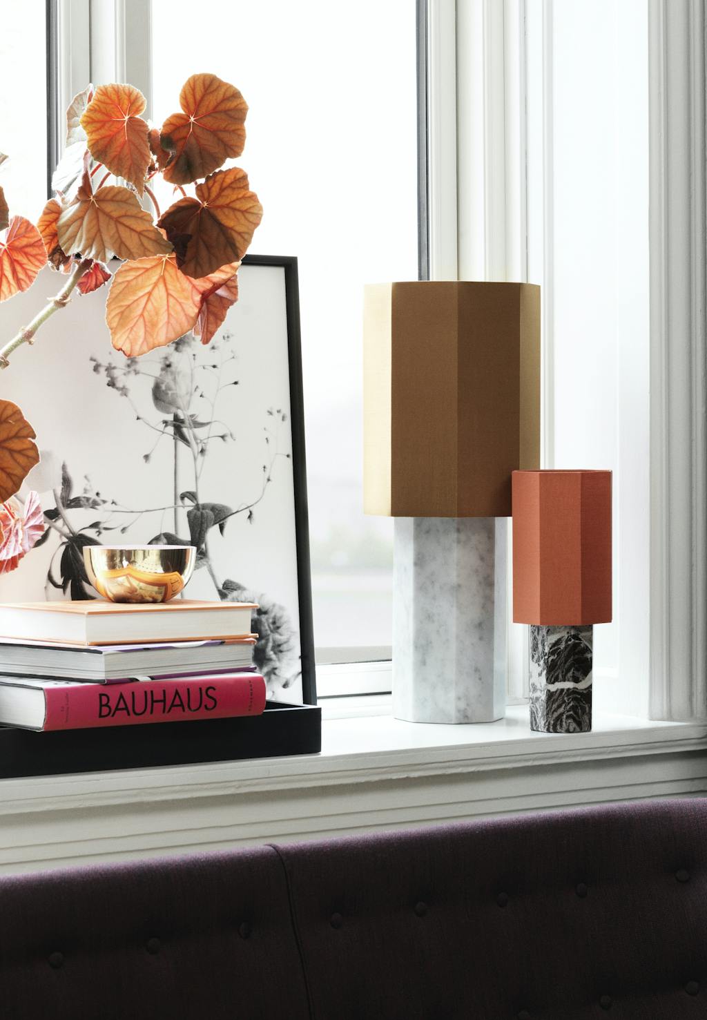 Lamper i marmor. Lamper i marmor.