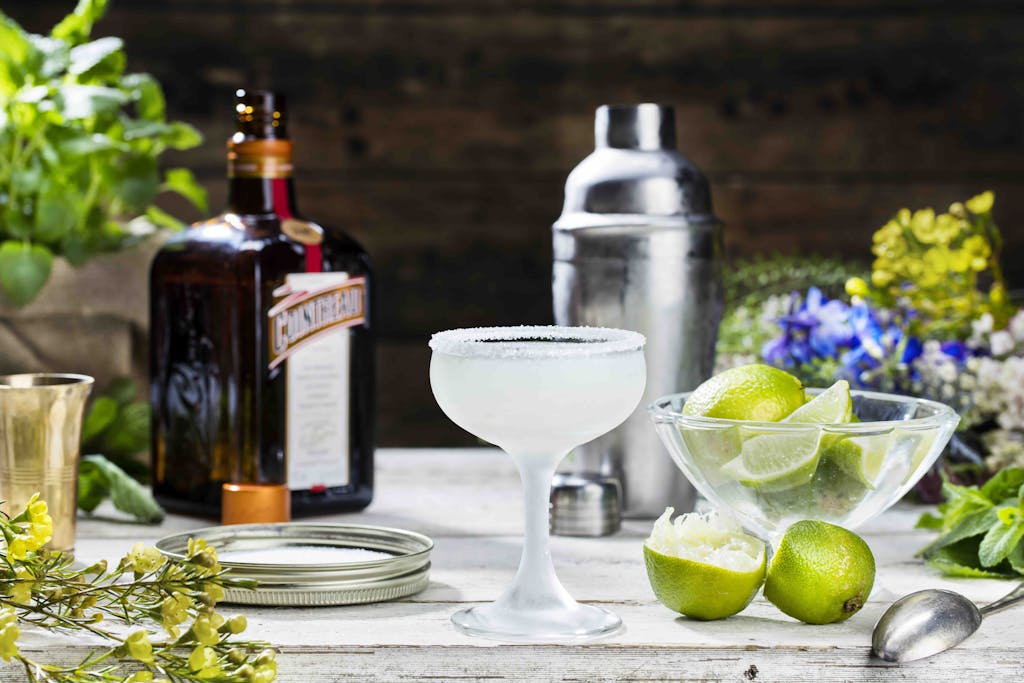Opskrift på klassisk Margarita opskrift på Drink med cointreau og lime
