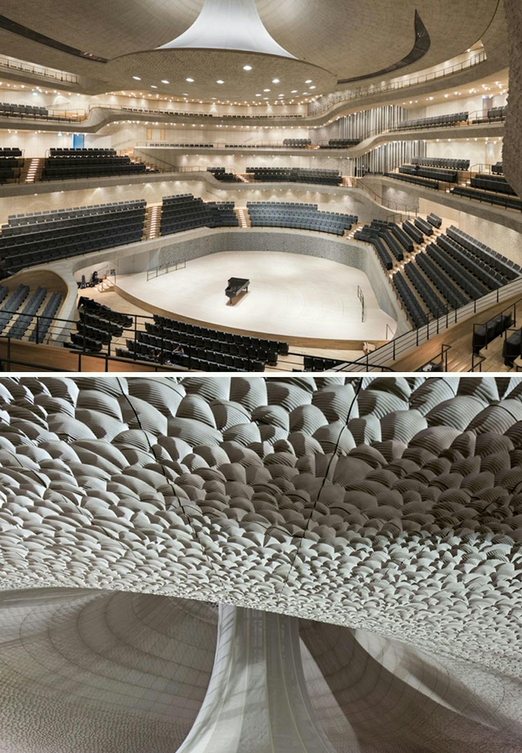 Koncertsalen i Elbphilharmonien