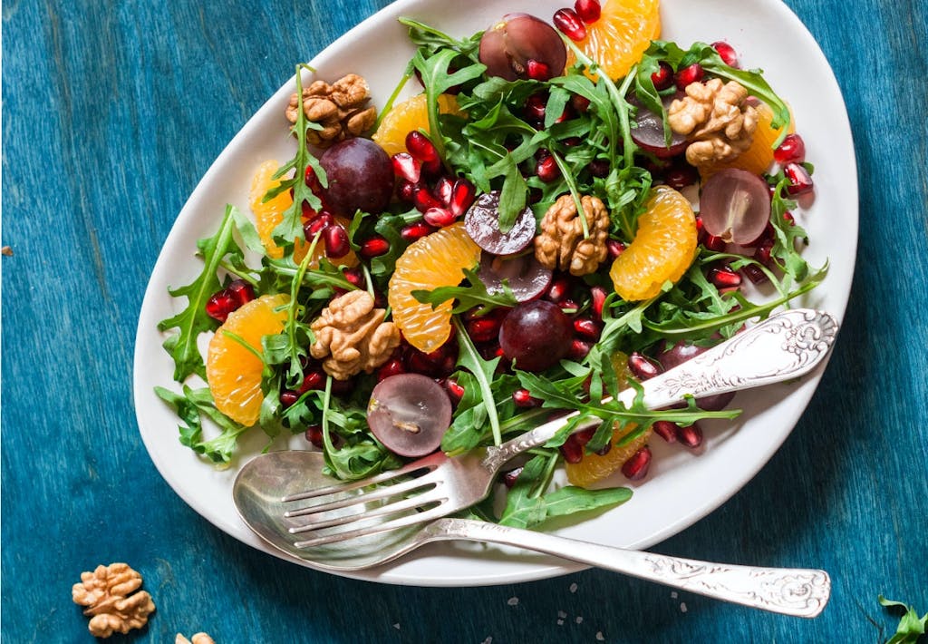 Salat med clementiner