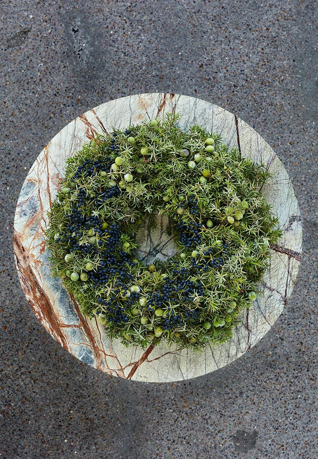 julekran juledekoration jul grøn