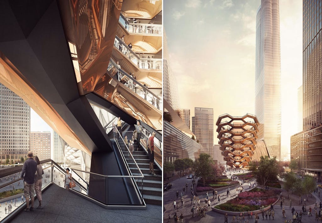 Heatherwick staircase, Manhattan