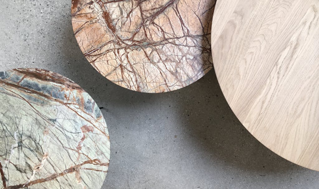 Sidebordene set ovenfra