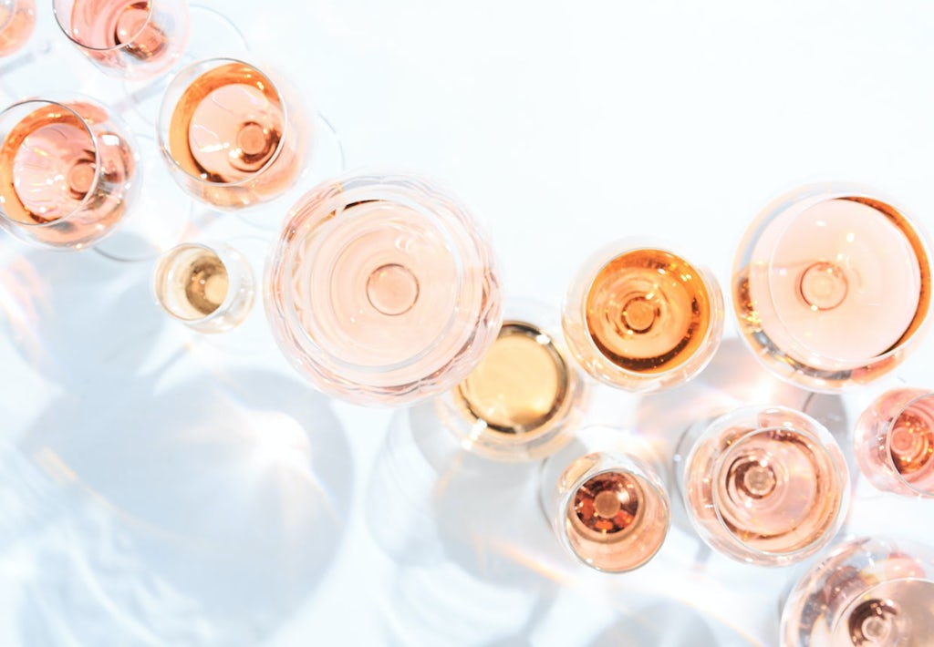 Vingummibamser af rosévin
