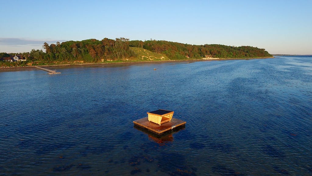 Havshelteret i Halsnæs kommune i widescreen-format Havshelteret i Halsnæs kommune i widescreen-format