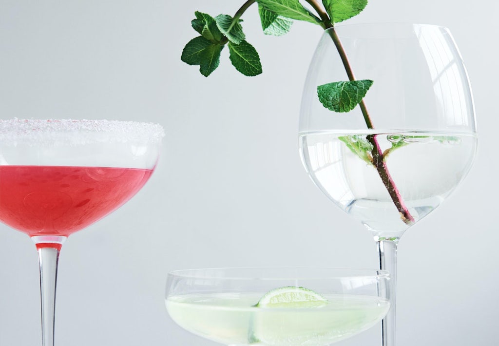 Drink: Hyldeblomst-mynte-martini