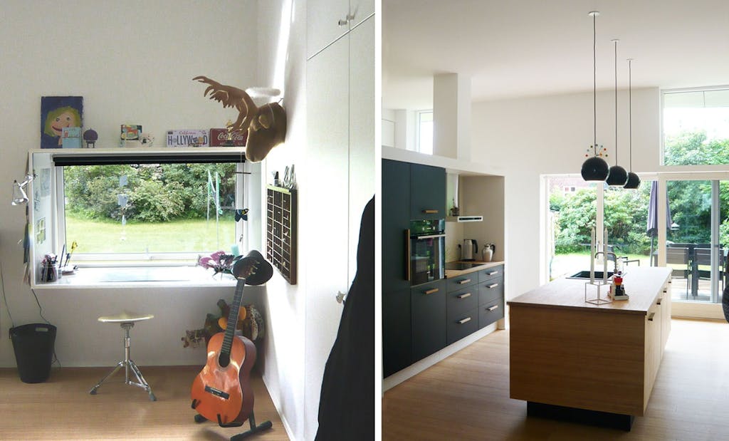 Det indre i nomineret arkitekttegnet villa i Vanløse