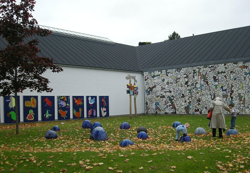 Museum Jorn, Silkeborg ved Gudenåen fyldt med Cobra-kunst