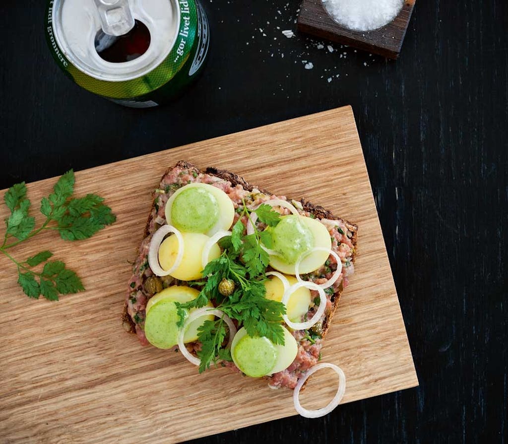 Tatar-mad med nye kartofler