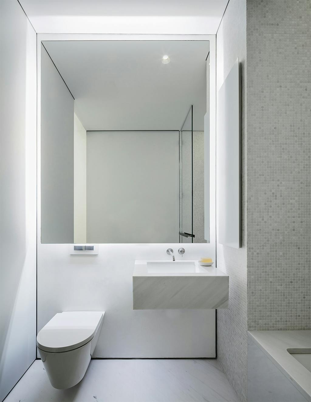 boliger lejlighed new york badeværelse spejl