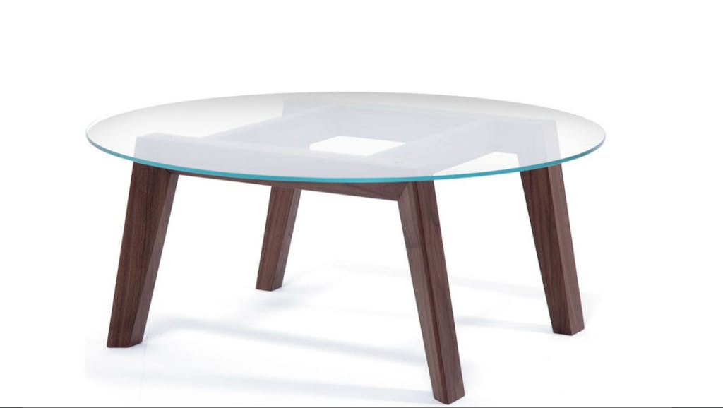 Gennemsigtigt spisebord