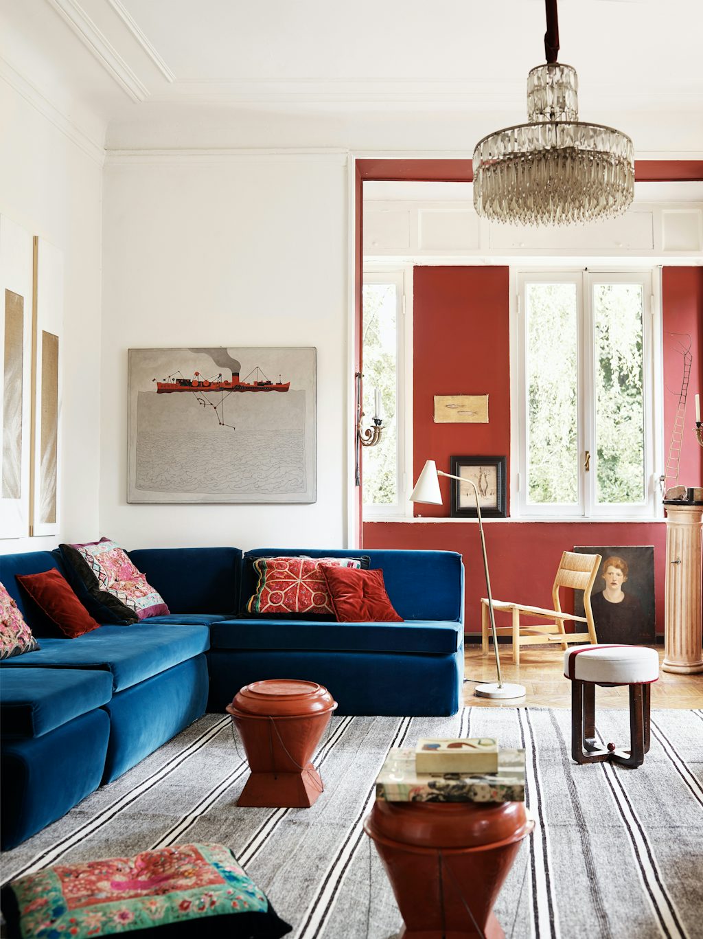 stefano vitali home bolig galleri hus sofa blå stue