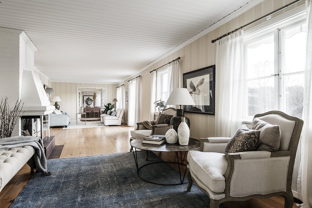 bolig indretning sverige greta garbo til salg stue