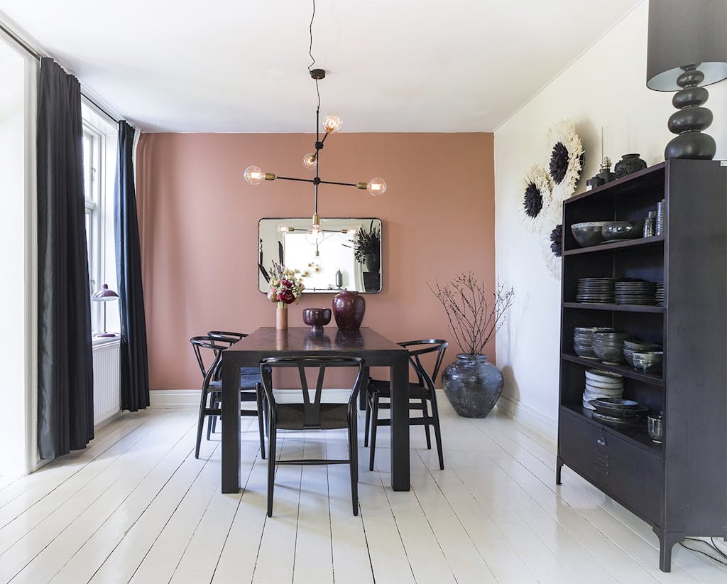 lejlighed villa indretning amager spisestue