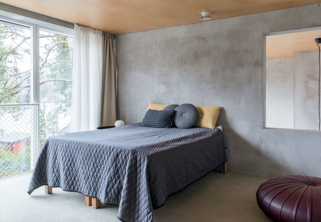 bolig indretning sverige natur seng hay