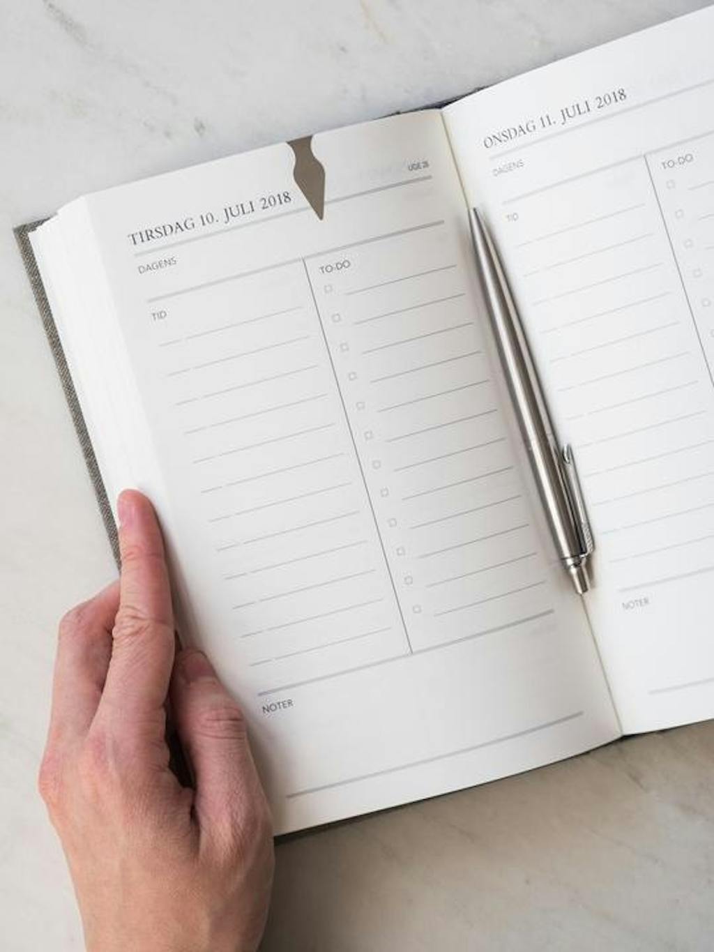 Atelier Aarhus kalender 2018 kalenderbog 